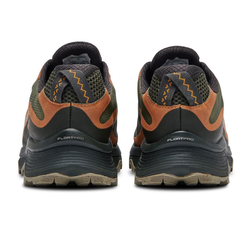 Basket Merrell Moab Speed GORE-TEX Vert Olive/Orange Homme | L.L.NVBI